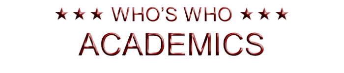  WHO’S WHO 
ACADEMICS