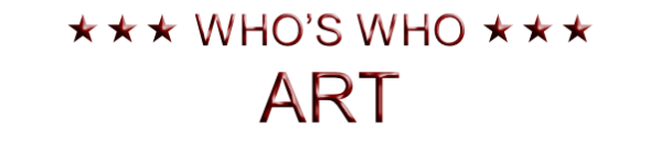  WHO’S WHO 
ART
